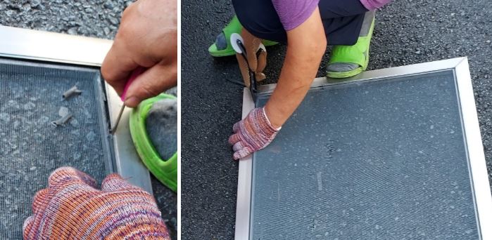 셀프로 방충망 교체해 봤어요! 생각보다 쉽고 깔끔하게 끝~