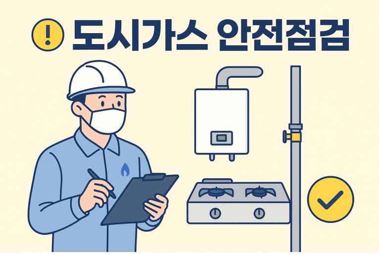 집에서 하는 간단한 가스안전점검 방법