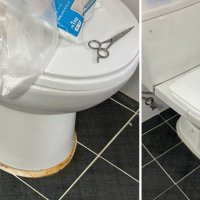 백시멘트만있다면, 화장실변기보수 끝^^